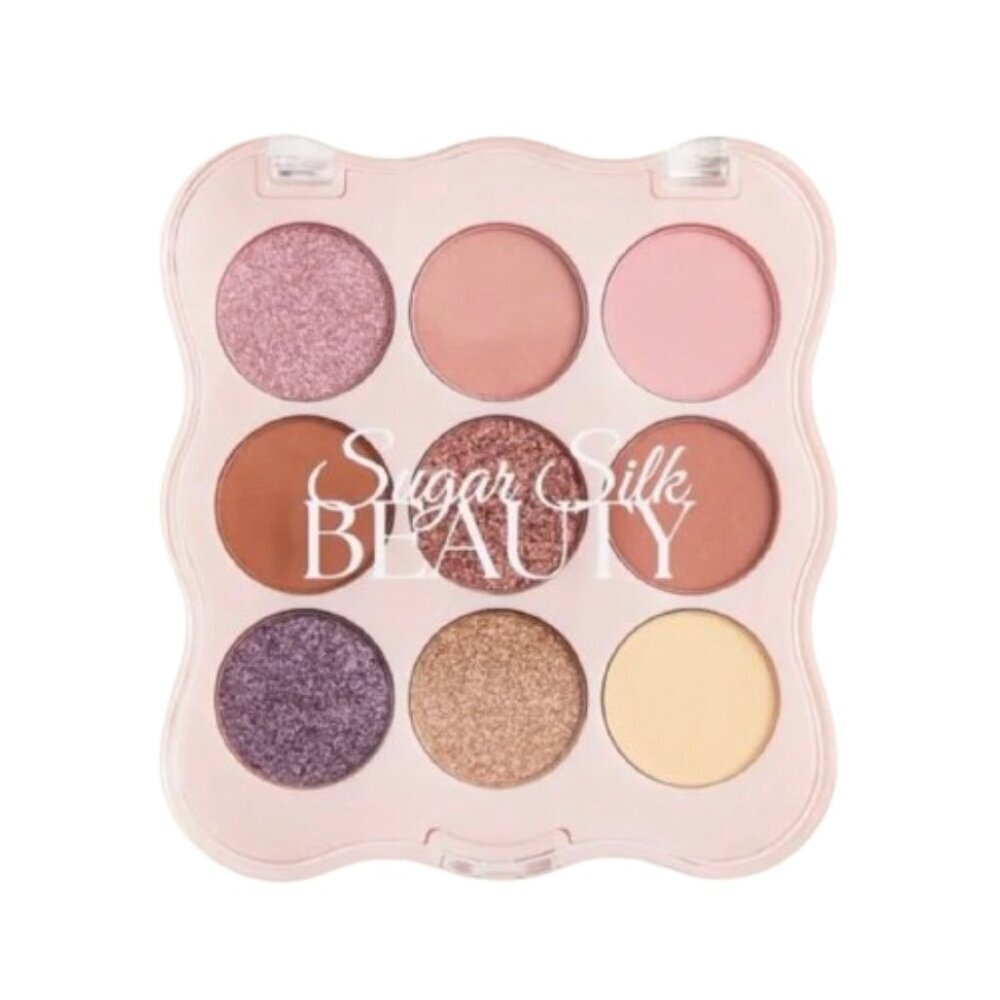 Sugar Silk Beauty Ethereal Eyes Palette 9 Shades Neutral Shimmer Matte